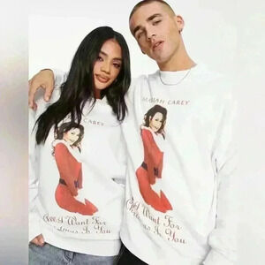 MARIAH CAREY All I Want For Christmas Is You Crew Neck Sweater UNISEX Sz. M